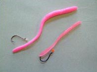 pink rubber worm